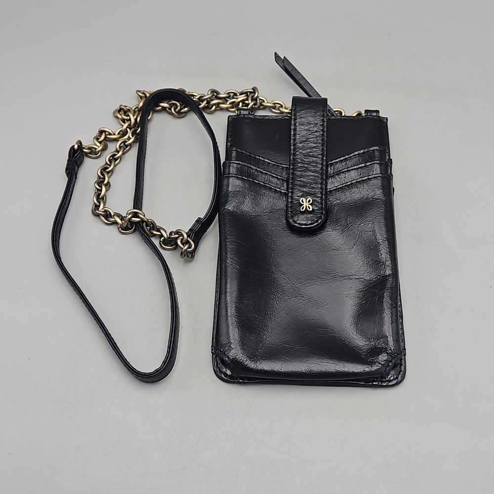 HOBO Black Crossbody Bag Cell Phone Wallet Bag